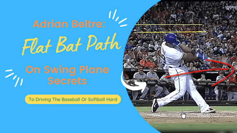 Flat Bat Path On Swing Plane Spine Angle Baseball Softball Line