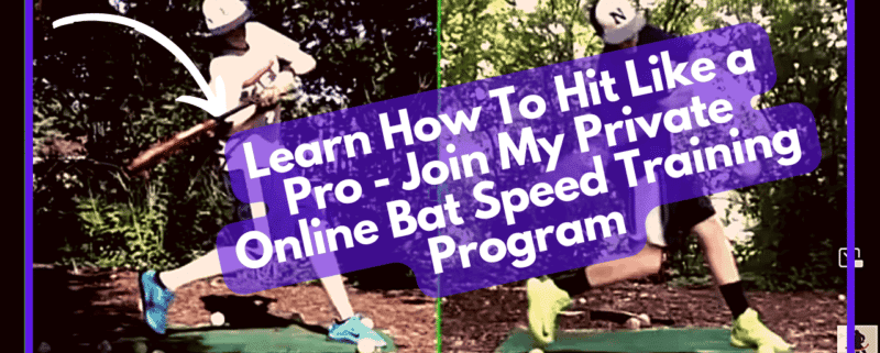 Online Baseball Softball Hitting Lesson Private Training Program For Bat Speed