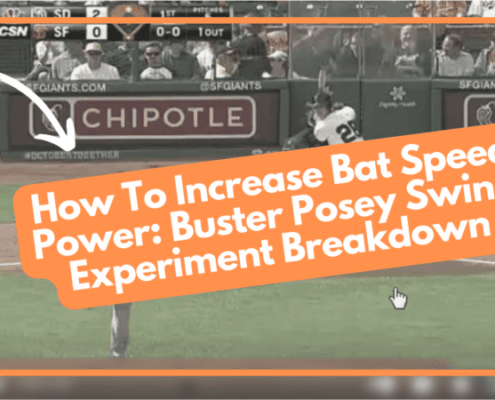 How To Increase Bat Speed Power: Buster Posey Swing Experiment Breakdown