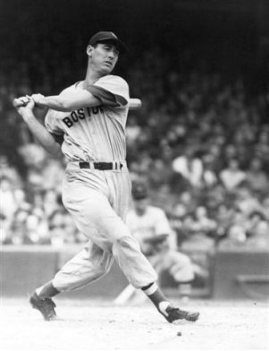 Ted Williams Seeing Ball Hit Bat.