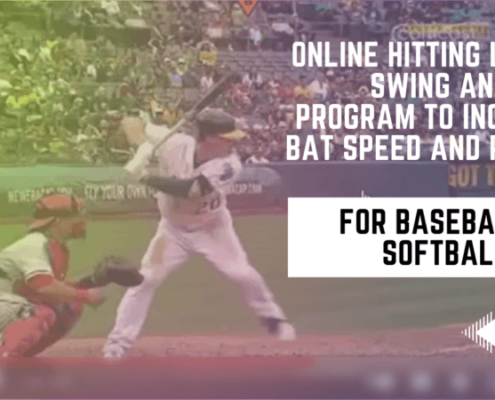 Online Hitting Lesson Swing Analysis Program To Increase Bat Speed And Power For Baseball Softball