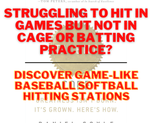 Struggling To Hit In Games But Not In Cage Or Batting Practice? Discover Game-Like Baseball Softball Hitting Stations