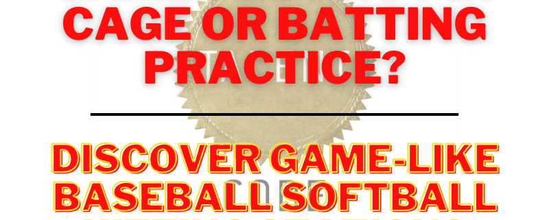 Struggling To Hit In Games But Not In Cage Or Batting Practice? Discover Game-Like Baseball Softball Hitting Stations