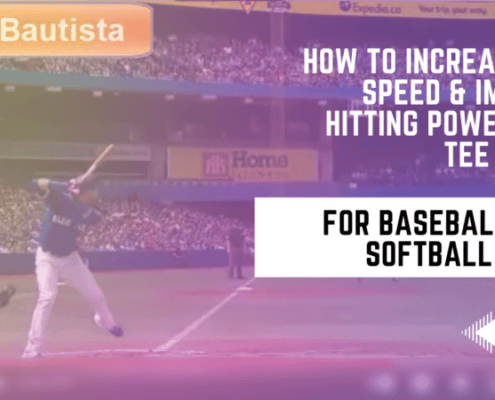 How To Increase Bat Speed & Improve Hitting Power With Tee Drills for Baseball & Softball