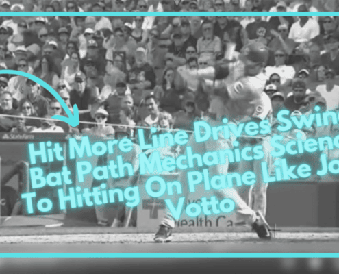Discover how to hit more line drives using swing bat path mechanics science to hitting on the plane of the pitch like Joey Votto.