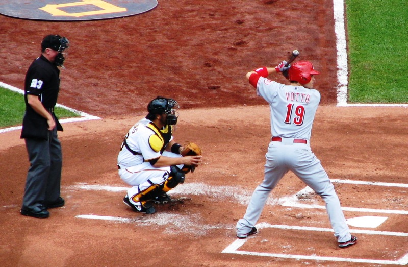 Baseball Swing Slow Motion Analysis: Joey Votto Batting