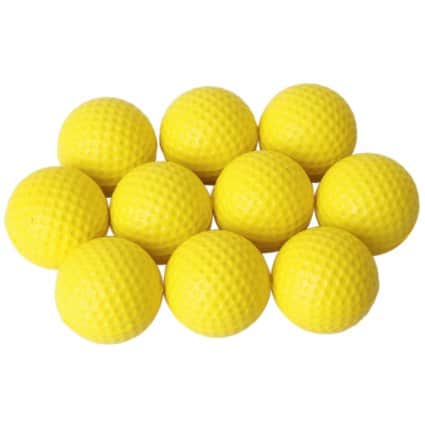 Effective Velocity: Golf Sized Foam Balls