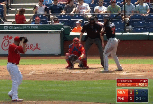 Giancarlo Stanton: Closed Stance