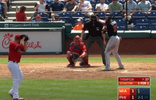 Giancarlo Stanton: Closed Stance