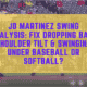 JD Martinez Swing Analysis: Fix Dropping Back Shoulder Tilt & Swinging Under Baseball or Softball?