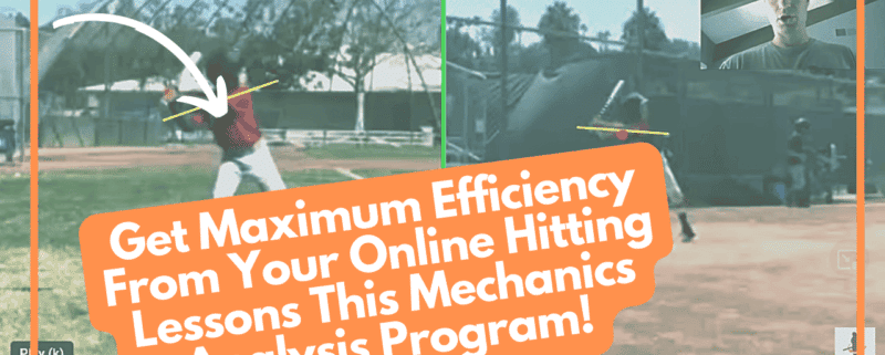 Get Maximum Efficiency From Your Online Hitting Lessons This Mechanics Analysis Program!