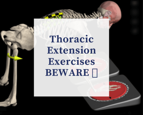 Thoracic Extension Exercises BEWARE