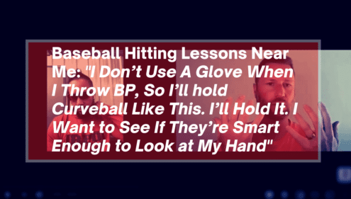 Baseball Hitting Lessons Near Me