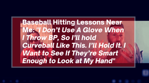 Baseball Hitting Lessons Near Me
