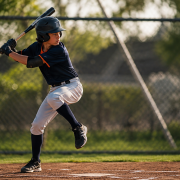 Youth hitter working on load timing with batting timing drills — float drill position at stride lift