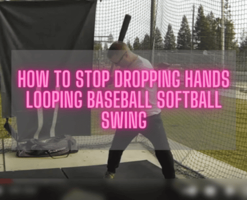 How To Stop Dropping Hands Looping Baseball Softball Swing