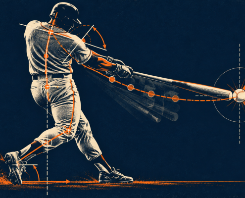 Tony Gwynn swing analysis — front shoulder and spine angle at contact
