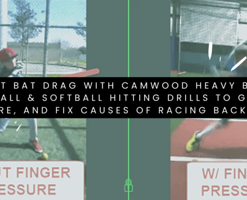 Bust Bat Drag With Camwood Heavy Bat Baseball Softball Hitting Drills To Get Rid Of Cure And Fix Causes Of Racing Back Elbow