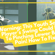 Youth Softball Player Pinching Lower Back Pain While Swinging Bat: How To  Fix Stress Fracture, Sciatica Nerve, & Spondylolysis - Unlock Youth Baseball  Mastery: Science-Backed Online Training Plans!