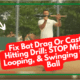 Fix Bat Drag Or Casting Hitting Drill: STOP Missing, Looping, & Swinging Under Ball