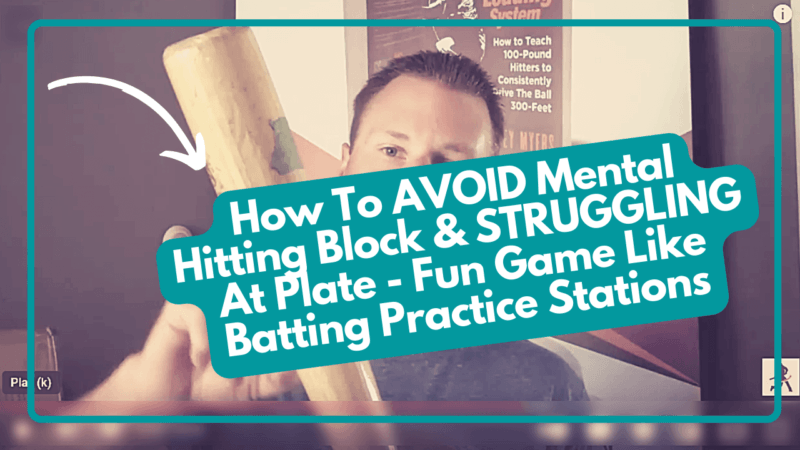 Hitting Block Fun Game Like Batting Practice Hitting Stations To AVOID Baseball Or ...