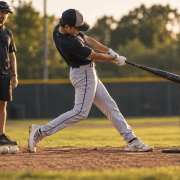 Youth baseball hitter showing how to shorten your swing — compact barrel path, no casting arc