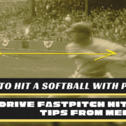 How To Hit A Softball With Power: 14 Line Drive Fastpitch Hitting Tips & Techniques Learned From Legend Mel Ott